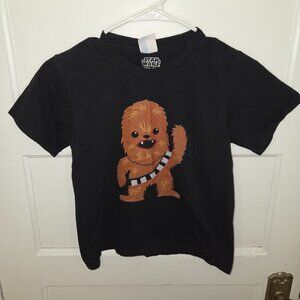 Star Wars Chewbacca Black T-shirt - Child's Size Small